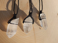 Raw Quartz Point Necklace