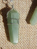 Aventurine Wire Wrapped Point Necklace