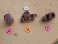 A++ Quality Dark Amethyst Spirit Quartz Crystal Cluster, Spirit Quartz Crystal Cluster, Spirit Quartz Cluster