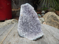 Amethyst Crystal Cluster Display Cut Base, Crystal Amethyst Cluster, Cluster Amethyst Crystal Display
