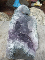 Amethyst Crystal Cluster Display Cut Base, Crystal Amethyst Cluster, Cluster Amethyst Crystal Display