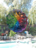Mandala Sun Burst Kinetic 3D 12&quot; Metal Outdoor Garden Decor Wind Spinner Set, Mandala Sun Burst Wind Spinner w/battery motor & tail