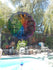 Mandala Sun Burst Kinetic 3D 12&quot; Metal Outdoor Garden Decor Wind Spinner Set, Mandala Sun Burst Wind Spinner w/battery motor & tail