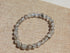 Rutilated Quartz Bead Bracelet, Quartz Rutilated White Bead Bracelet