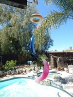 Agate Multi Color Moon Star Wind Chimes 3 Stone