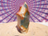 Polychrome Jasper Crystal Polished Flame, Polychrome Free Form Crystal Flame, Polychrome Jasper Flame Display, Polychrome Flame Free Form