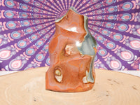 Polychrome Jasper Crystal Polished Flame, Polychrome Free Form Crystal Flame, Polychrome Jasper Flame Display, Polychrome Flame Free Form