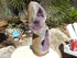 Amethyst Crystal Cluster Geode, Crystal Amethyst Cluster Geode Display, Geode Amethyst Crystal Cluster