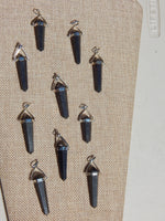 Shungite Swivel Top Point Necklace