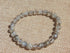 Rutilated Quartz Bead Bracelet, Quartz Rutilated White Bead Bracelet