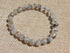 Rutilated Quartz Bead Bracelet, Quartz Rutilated White Bead Bracelet