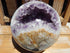 Amethyst Crystal Geode Open Mouth Sphere, Crystal Amethyst Sphere, Open Mouth Amethyst Sphere