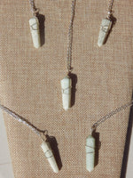 Amazonite Wire Wrapped Point Necklace