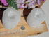 Selenite Flat Top Round Tealight Candle Holder, Selenite Tealight Holder, Selenite Candle Tealight Holder, Selenite Candle Holder Flat Top