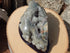 RARE** Green Amethyst Druzy Crystal Cluster Geode & Polished agate w/stand, *RARE*