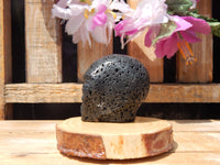 Lava Stone 2&quot; Crystal Carved Stone Alien, Crystal Lava Stone Alien