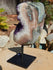 Amethyst Crystal Cluster Display with Stand, Crystal Amethyst Display Cluster, Cluster Amethyst Crystal Display, Amethyst Crystal