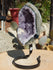 Amethyst Crystal Cluster Display with Stand, Crystal Amethyst Display Cluster, Cluster Amethyst Crystal Display, Amethyst Crystal