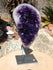 Amethyst Crystal Cluster Display with Stand, Crystal Amethyst Display Cluster, Cluster Amethyst Crystal Display, Amethyst Crystal