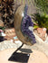 Amethyst Crystal Cluster Display with Stand, Crystal Amethyst Display Cluster, Cluster Amethyst Crystal Display, Amethyst Crystal