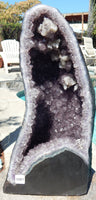 Amethyst Crystal Cluster Cathedral, Crystal Amethyst Cluster Cathedral Display, Cathedral Amethyst Crystal Cluster