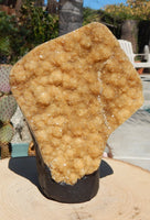 Citrine Crystal Cluster Geode Cut Base Polished, Polished Crystal Citrine Cluster, Citrine Cluster Geode Polished Crystal