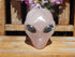 Rose Quartz Crystal Carved Stone Alien w/ Labradorite eyes 4.1&quot;, Crystal Rose Quartz Alien, Rose Crystal Quartz Alien