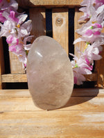 Clear Quartz Crystal Free Form Display, Crystal Quartz Polished Stone, Polished Crystal Quartz Freeform, Crystal Quartz