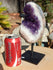 Amethyst Crystal Cluster Display with Stand, Crystal Amethyst Display Cluster, Cluster Amethyst Crystal Display, Amethyst Crystal