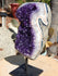Amethyst Crystal Cluster Display with Stand, Crystal Amethyst Display Cluster, Cluster Amethyst Crystal Display, Amethyst Crystal