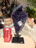 Amethyst Crystal Cluster Display with Stand, Crystal Amethyst Display Cluster, Cluster Amethyst Crystal Display, Amethyst Crystal
