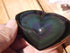 Rainbow Obsidian Heart Stone, Obsidian Rainbow Heart, Rainbow Heart Stone