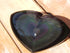 Rainbow Obsidian Heart Stone, Obsidian Rainbow Heart, Rainbow Heart Stone