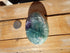 Fluorite Crystal Cluster Palm Stone, Polished Fluorite Palm Stone, Crystal Fluorite Palm Stone, Fluorite Palm Stone Crystal