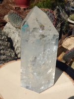 Quartz Crystal Point Obelisk, Quartz Point Crystal, Crystal Quartz Obelisk, Quartz Point Tower, Polished Quartz Tower Point