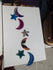 Agate Multi Color Moon Star Wind Chimes 7 Stone