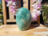 Amazonite Crystal Free Form Display, Crystal Amazonite Polished Stone, Polished Crystal Amazonite Freeform, Crystal Amazonite Polished