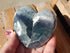 Fluorite Crystal Cluster Heart, Polished Fluorite Heart, Crystal Heart Fluorite, Fluorite Heart Crystal