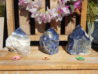 Sodalite Crystal Polished Point, Polished Sodalite Crystal Point, Polished Point Crystal Sodalite, Sodalite Polished Point