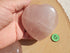 Rose Quartz Crystal Heart Polished Heart Stone Puffy Heart, Rose Quartz Heart, Rose Quartz Heart Crystal