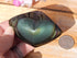 Rainbow Obsidian Heart Stone, Obsidian Rainbow Heart, Rainbow Heart Stone