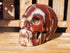 A++ Red Jasper Crystal Carved Stone Skull 5&quot;, Crystal Red Jasper Skull, Carved Red Jasper Skull, Crystal Carved Red Jasper Stone Skull