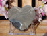 Rare** Gray Amethyst Crystal Cluster Heart Druzy Geode, Amethyst Heart Crystal, Heart Druzy Crystal Amethyst, Crystal Druzy Heart Geode