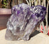 Chevron Amethyst Crystal Carved Double Skull Cluster, Amethyst Chevron Crystal Carved Double Skull, Chevron Amethyst Double Skull,