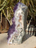 Amethyst Crystal Cluster Display Cut Base, Crystal Amethyst Cluster, Cluster Amethyst Crystal Display