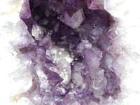 Amethyst Crystal Cluster Geode, Crystal Amethyst Cluster Geode Display, Geode Amethyst Crystal Cluster