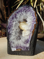 Amethyst Crystal Cluster Geode, Crystal Amethyst Cluster Geode Display, Geode Amethyst Crystal Cluster