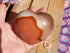 Polychrome Jasper Crystal Polished Heart, Polychrome Free Form Crystal Heart, Polychrome Jasper Heart Display, Polychrome Heart Free Form