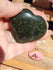 Nephrite Jade Crystal Heart Polished Heart Stone Puffy Heart, Nephrite Jade Crystal Heart, Crystal Nephrite Jade, Nephrite Jade Stone Heart