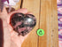 Rhodonite Crystal Heart Polished Heart Stone Puffy Heart, Rhodonite Crystal Heart, Crystal Rhodonite Heart, Rhodonite Stone Heart